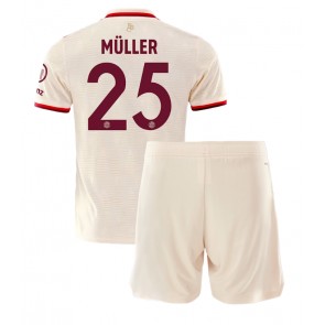 Billiga Bayern Munich Thomas Muller #25 Tredjeställ Barn 2024-25 Kortärmad (+ Korta byxor)